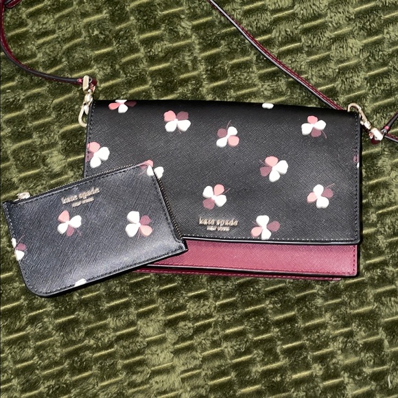 Kate Spade Cameron Floral Ditsy Crossbody with Card Holder - Picture 1 of 5
